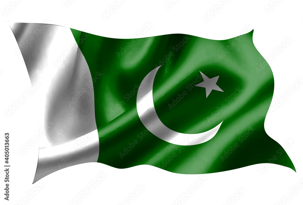 パキスタン　 国旗　シルク　アイコン