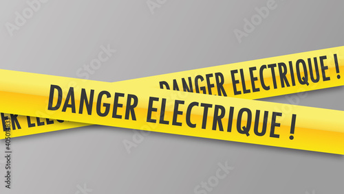 Logo danger électrique.
