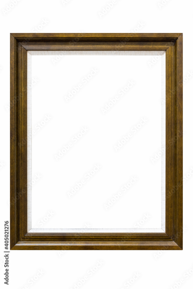 wooden picture frame isolated wooden picture frame isolated