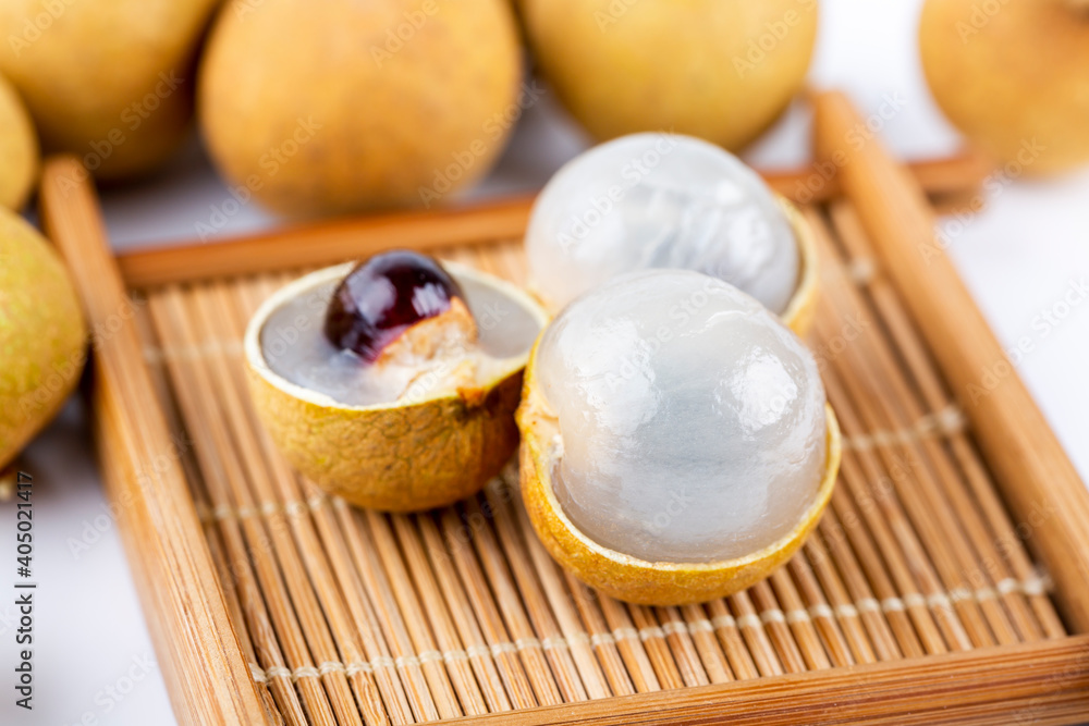 Close up of longan, Longan fruit Close up of longan, Longan fruit