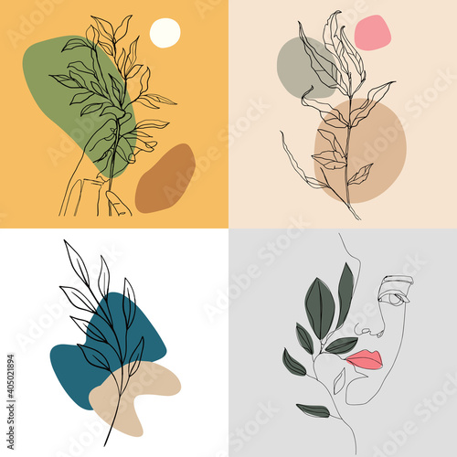 Abstract contemporary modern trendy vector illustration. Stamp texture. Every pattern is isolated