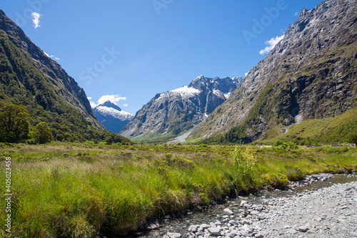 Mount Talbot view from Monkey Creek, New Zealand