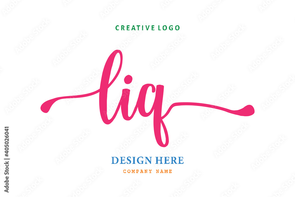 LIQ lettering logo is simple, easy to understand and authoritative LIQ lettering logo is simple, easy to understand and authoritative