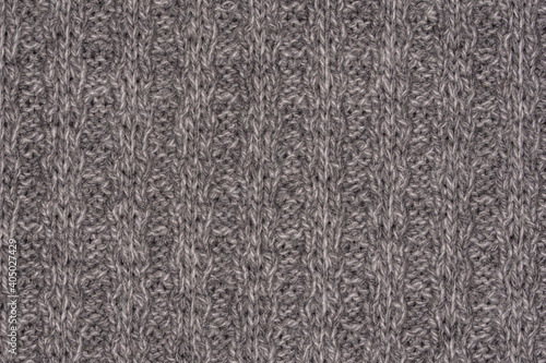 The texture of the knitted fabric