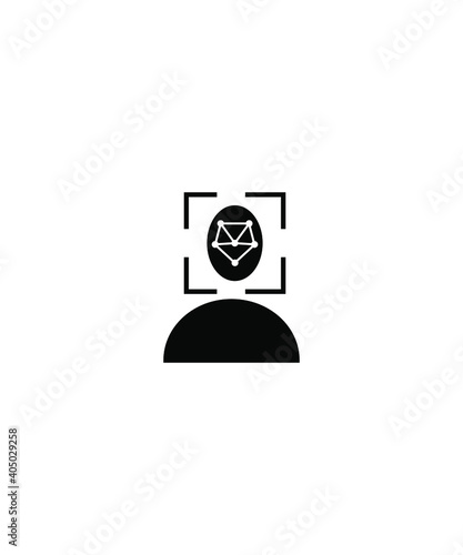 identify icon,vector best flat icon.