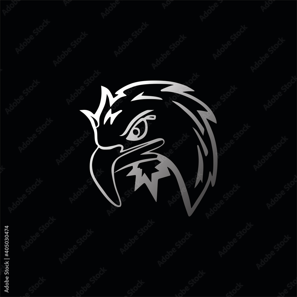 head of an eagle logo. This logo is the Javanese eagle logo head of an eagle logo. This logo is the Javanese eagle logo