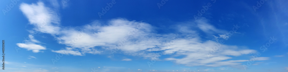Panorama sky with cloud on a sunny day. Beautiful cirrus cloud. Panorama sky with cloud on a sunny day. Beautiful cirrus cloud.