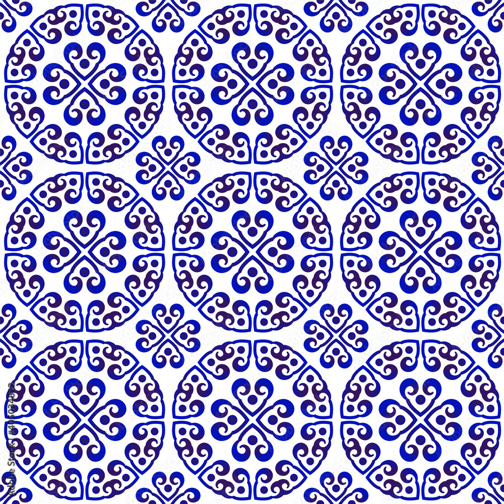 blue and white Chinese pattern vector blue and white Chinese pattern vector