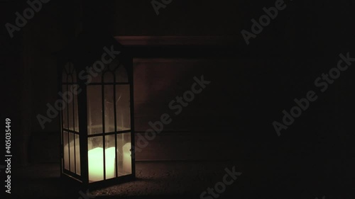 A candle light in the dark night