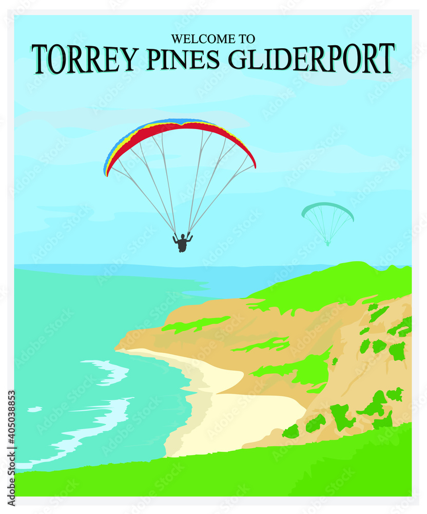 Torrey Pines Gliderport is a scenic spot commonly used for gliding ...
