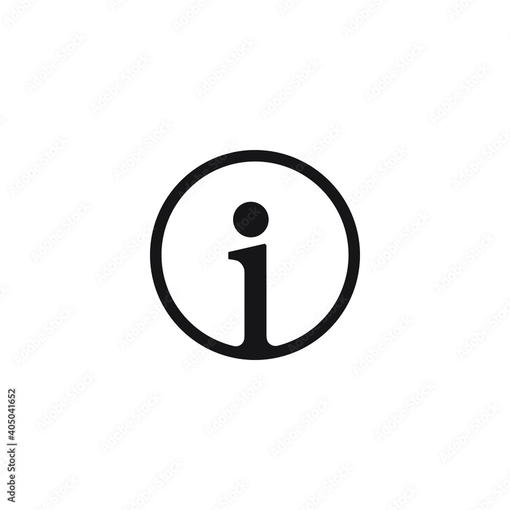 Icon vector graphic of information mark circle, good fortemplate Icon vector graphic of information mark circle, good fortemplate