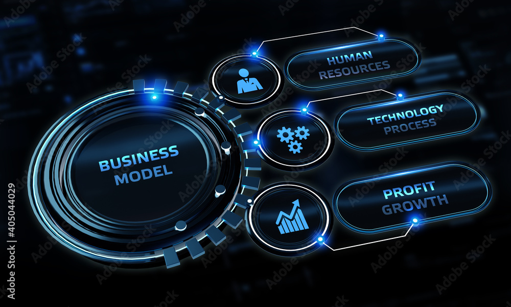Business, Technology, Internet and network concept. Shows the inscription: BUSINESS MODEL. Business, Technology, Internet and network concept. Shows the inscription: BUSINESS MODEL.