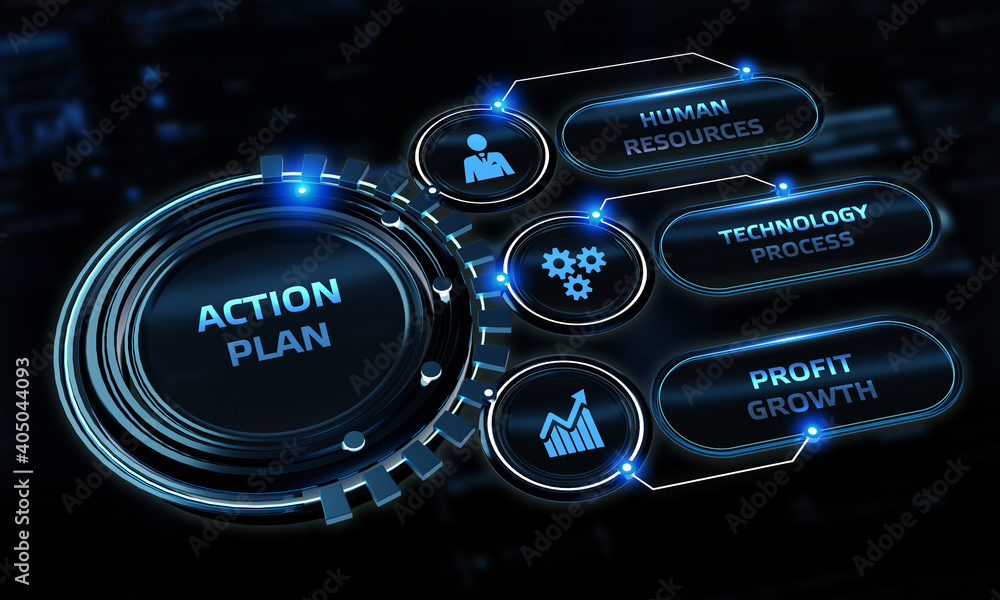 Business, Technology, Internet and network concept. Concept meaning proposed strategy or course of actions for certain time. Business, Technology, Internet and network concept. Concept meaning proposed strategy or course of actions for certain time.