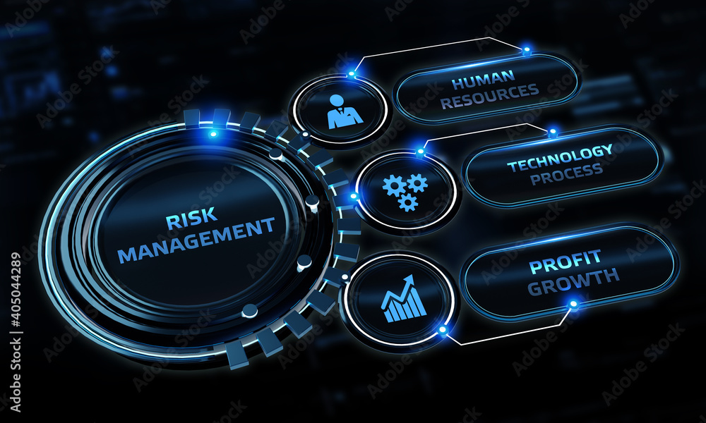 Risk Management and Assessment for Business Investment Concept. Business, Technology, Internet and network concept. Risk Management and Assessment for Business Investment Concept. Business, Technology, Internet and network concept.