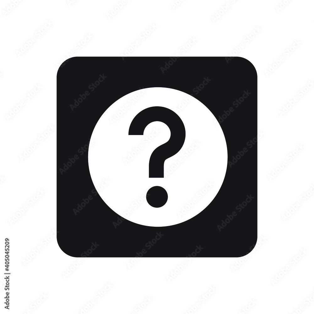 Icon vector graphic of question mark set Icon vector graphic of question mark set