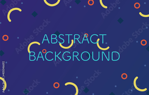 Abstract background with dark blue backdrop. Geometric elements with light colour. EPS10 Vector illustration.