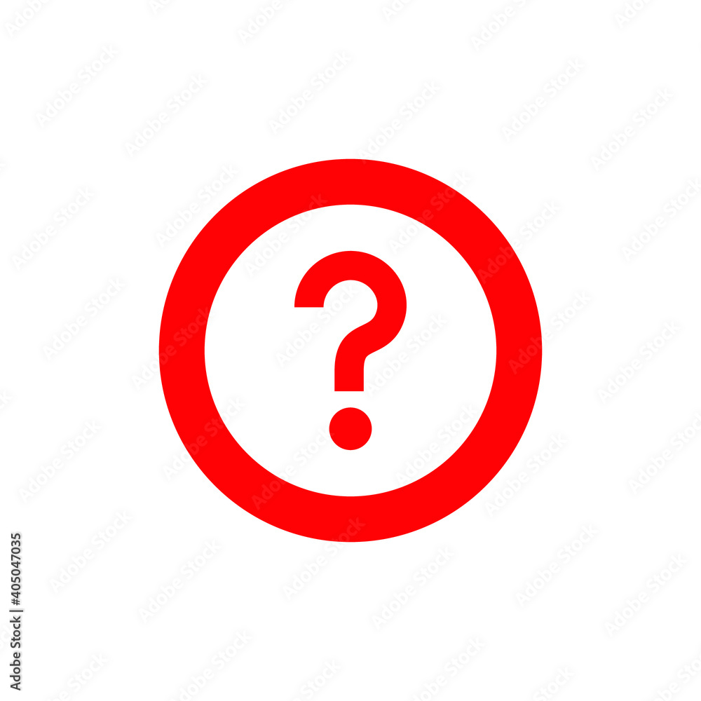 Icon vector graphic of question mark set Icon vector graphic of question mark set