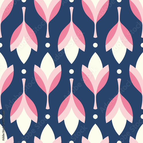 Floral pattern design Fototapet