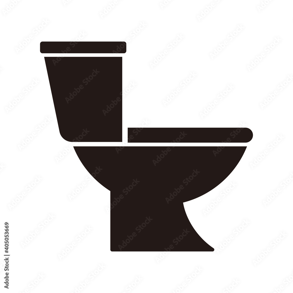 toilet icon vector sign on white background toilet icon vector sign on white background