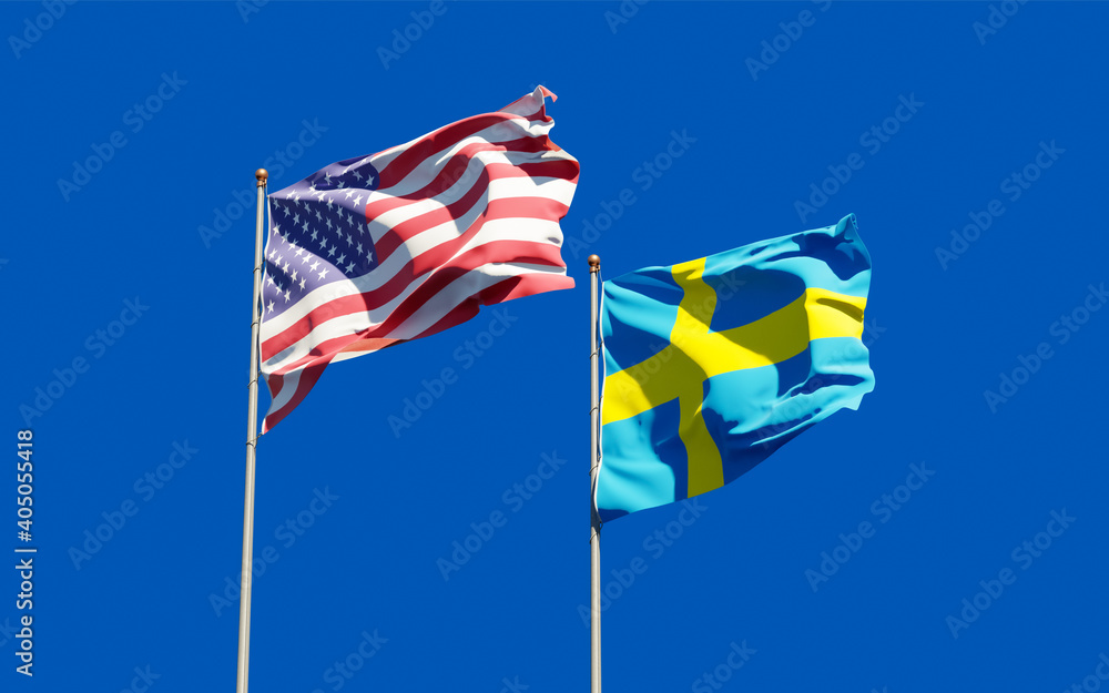 Flags of Sweden and Sweden. Flags of Sweden and Sweden.