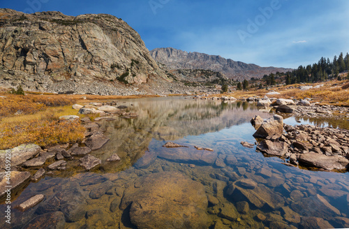 Mountains lake