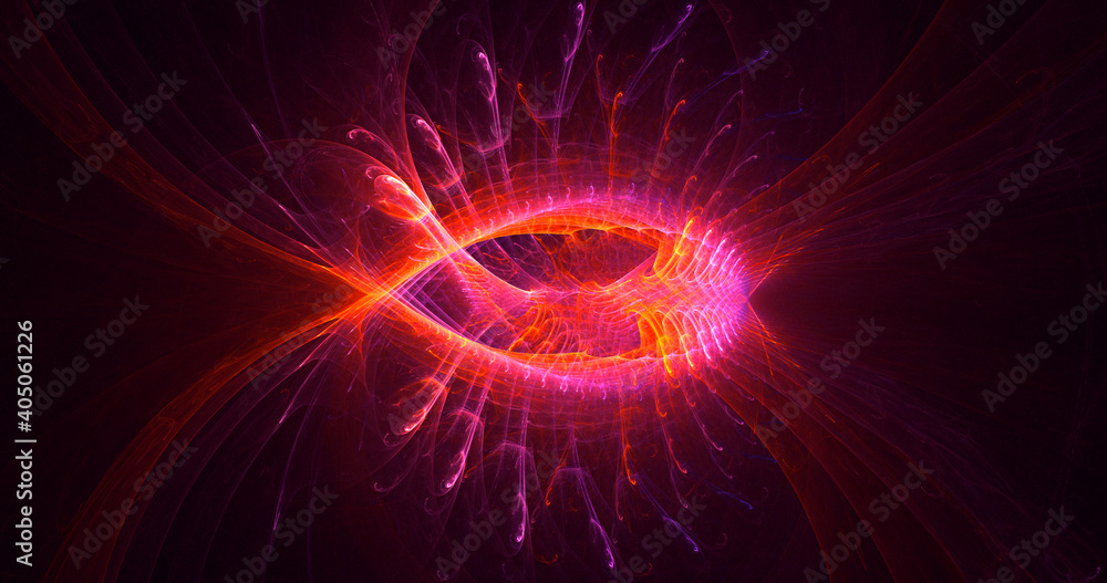 3D rendering abstract multicolor fractal light background 3D rendering abstract multicolor fractal light background