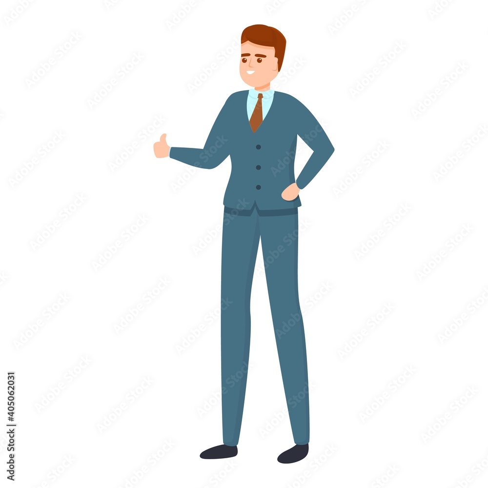 Modern agent icon. Cartoon of modern agent vector icon for web design isolated on white background Modern agent icon. Cartoon of modern agent vector icon for web design isolated on white background