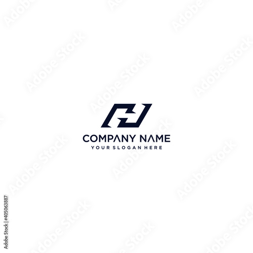 h letter vector logo abstract template