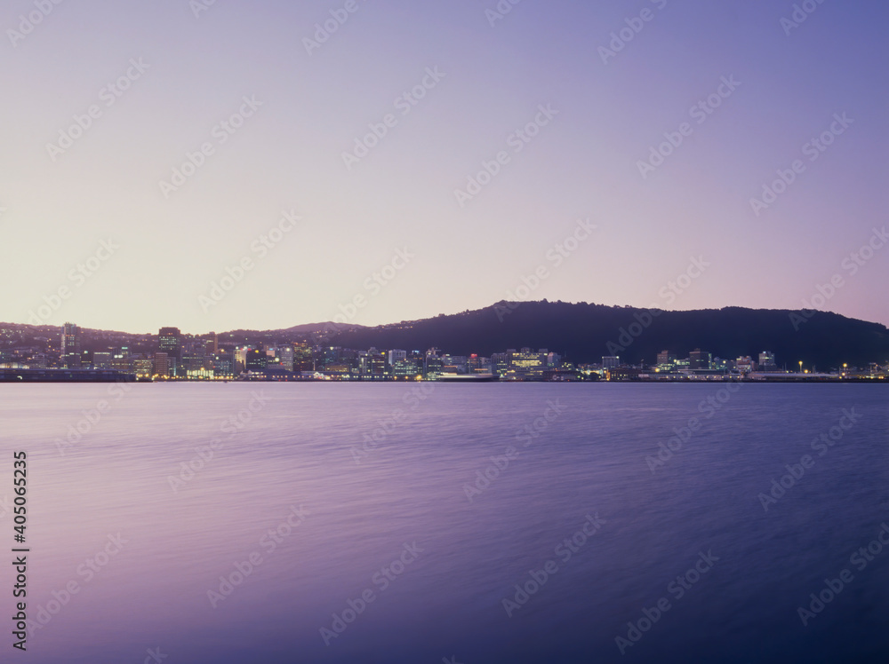 Wellington City and Harbour from the water Wellington City and Harbour from the water