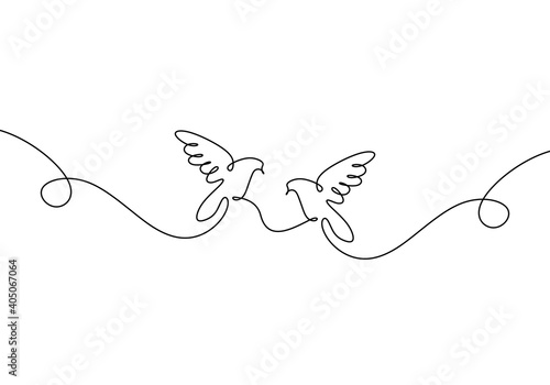 Continuous one line drawing...