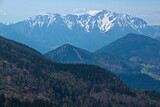 View from Kleine Kanzel on Hohe Wand, Lower Austria, Austria, Europe
