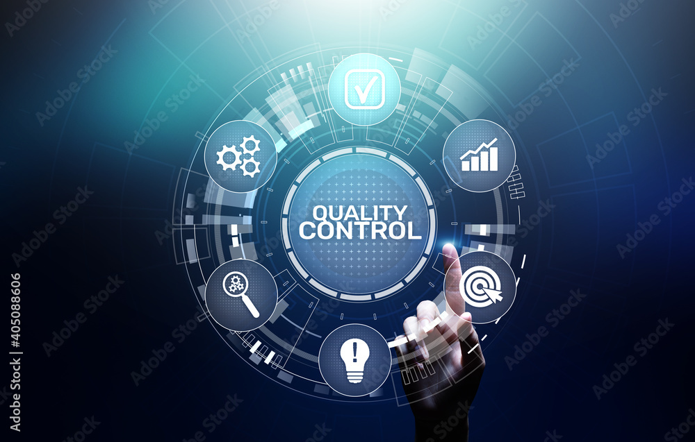 Quality control assurance standards business technology concept. Quality control assurance standards business technology concept.
