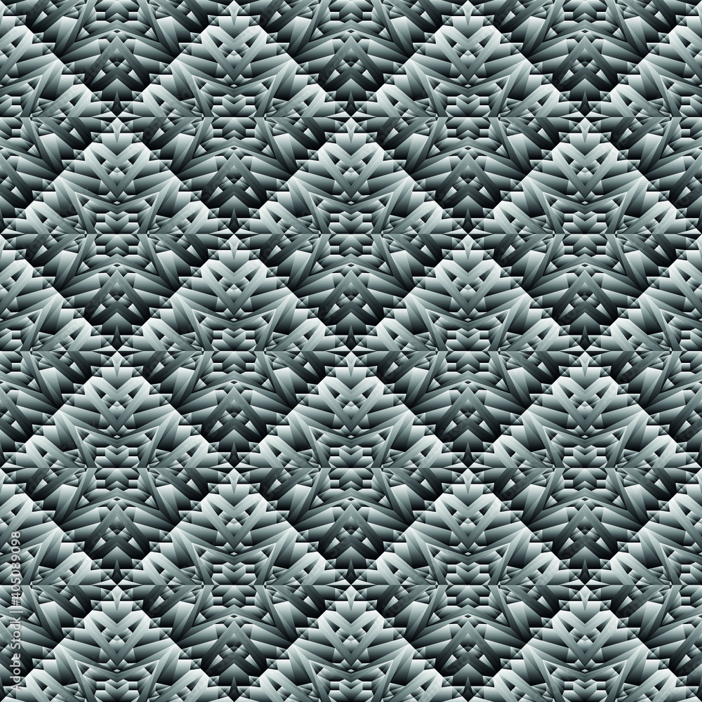 Fototapeta premium Geometric seamless pattern, ornament, abstract background, fashion print, vector texture.