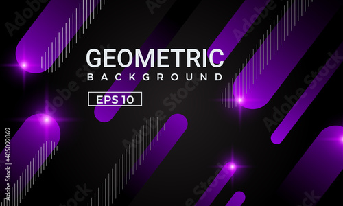 Illustration vector graphic of colorful purple gradient geometric background. Perfect for copybook brochures, school books, Notebook paper, book, magazine template.