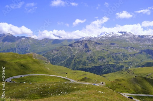 Mountain Alps Austria  Grossglockner High Alpine Road