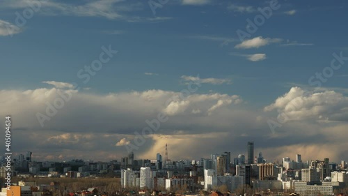 Wallpaper Mural cloud shadows on the city lanshafte Torontodigital.ca