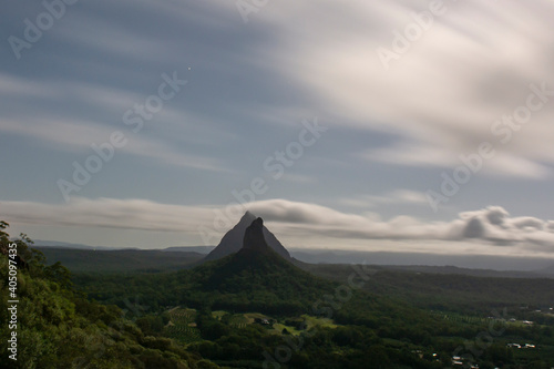 Mount Beerwah hinding behind Coonowrin