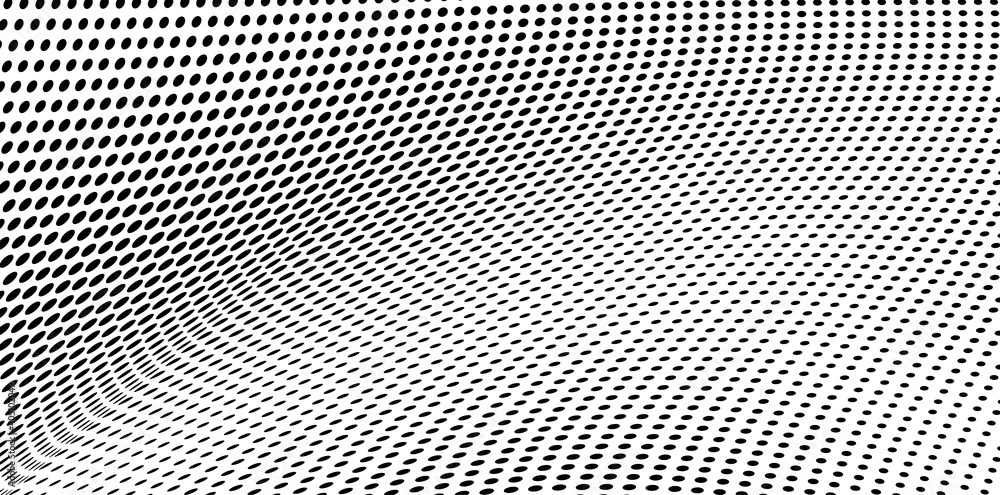 Abstract halftone wave dotted background Abstract halftone wave dotted background