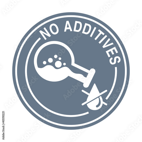 No preservatives, additives, dye free pictogram