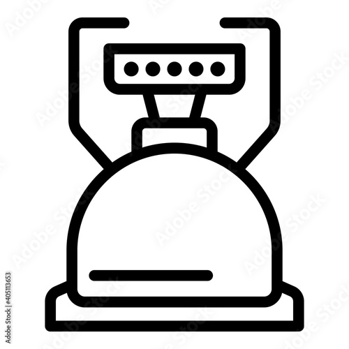 Butane gas stove icon. Outline butane gas stove vector icon for web design isolated on white background
