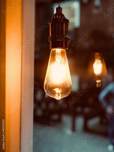 Close-up Of Illuminated Light Bulb © chris best/EyeEm