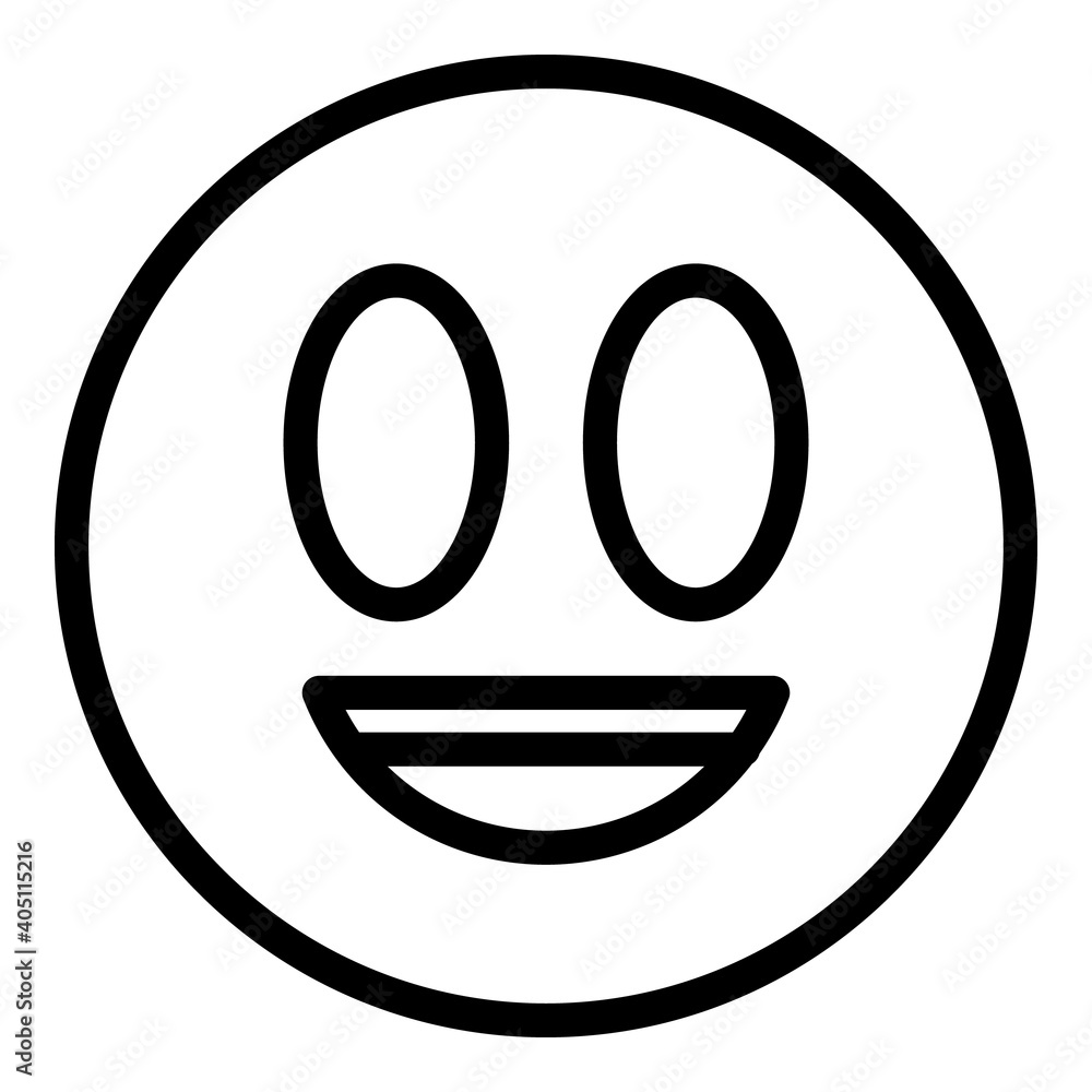 Party emoji icon. Outline party emoji vector icon for web design isolated on white background Party emoji icon. Outline party emoji vector icon for web design isolated on white background