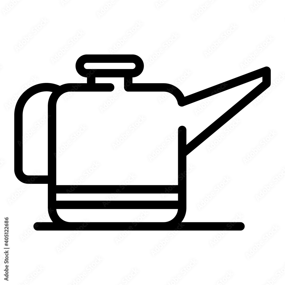 Watering can icon. Outline watering can vector icon for web design isolated on white background Watering can icon. Outline watering can vector icon for web design isolated on white background