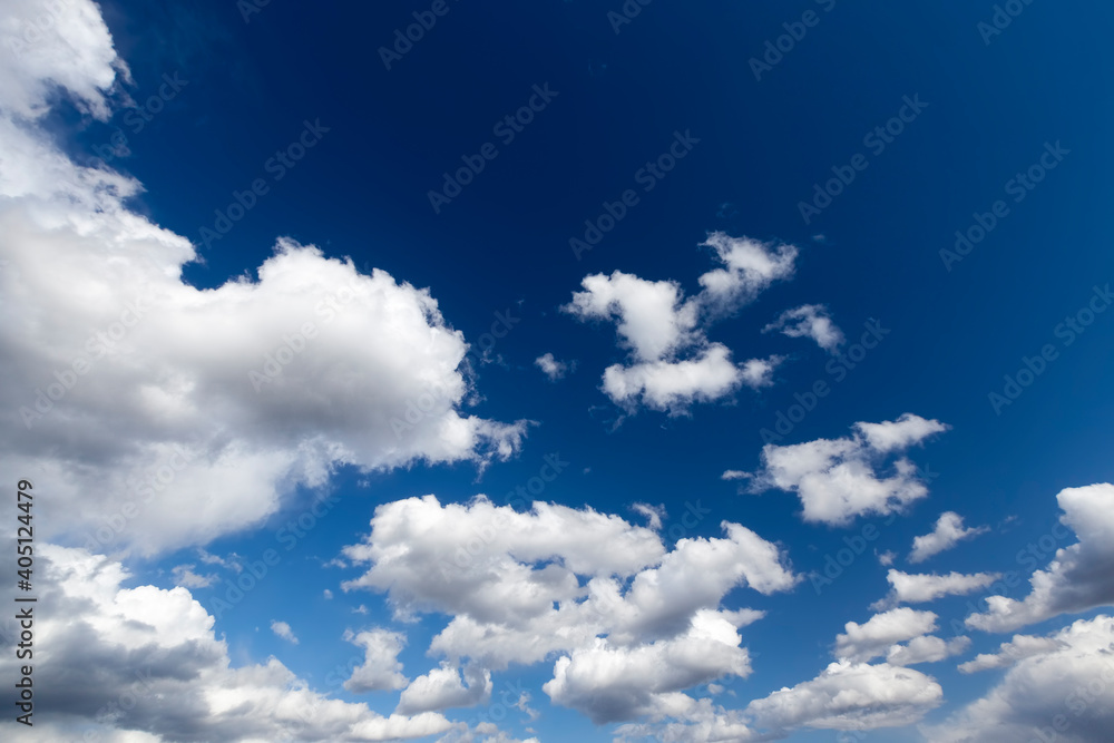 beautiful blue sky with white Cumulus clouds beautiful blue sky with white Cumulus clouds