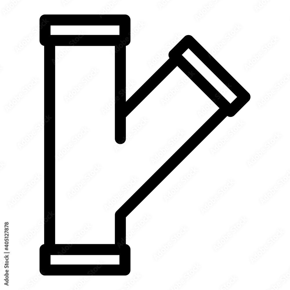 Pipe connection icon. Outline pipe connection vector icon for web design isolated on white background Pipe connection icon. Outline pipe connection vector icon for web design isolated on white background