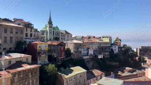 Wallpaper Mural Typical houses of Valparaiso in Chile. Patagonia. Torontodigital.ca
