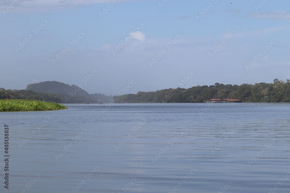 boat on the river