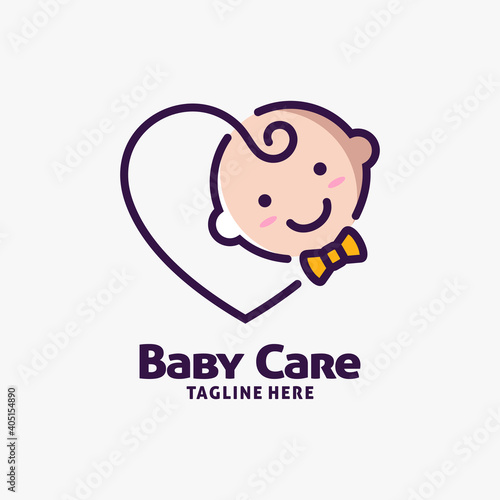 Baby care logo design