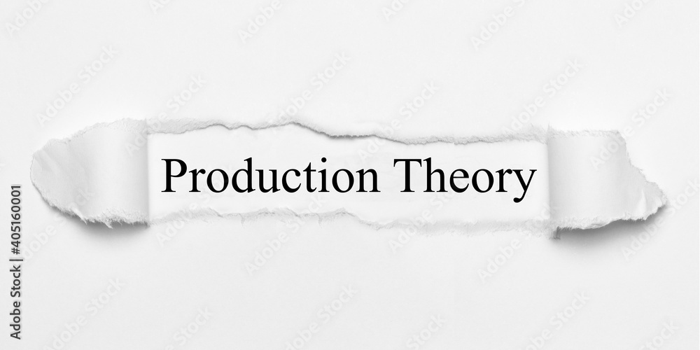 Obraz premium Production Theory