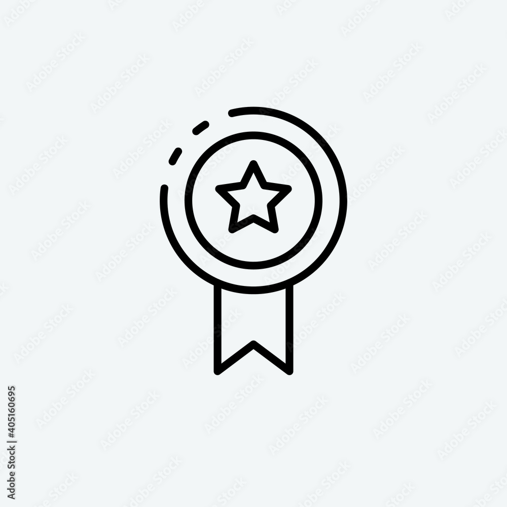 Badge vector icon illustration sign Badge vector icon illustration sign